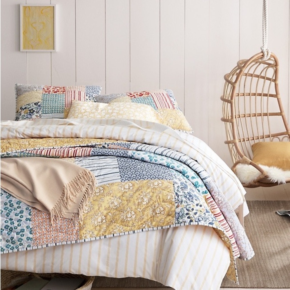 Garnet Hill Camille Quilt and Sham